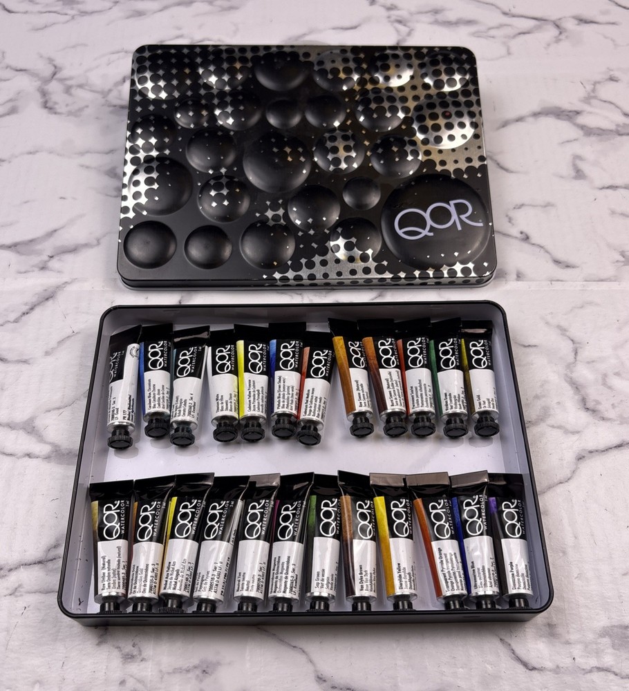 24 Color Set by GOLDEN 24 x 5 ml tubes Professional Watercolor Paint Set READ