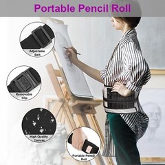 HIFORNY 60 Pcs Drawing Kit Sketching Pencils with Sketchbook for Artists