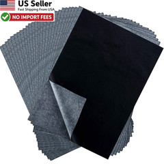 Hotop 100 Sheets Carbon Transfer Paper Black Tracing Paper 8.5×11″ Wood Canvas