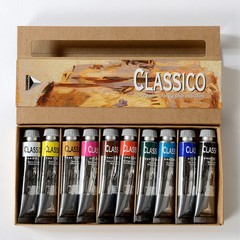 10 PCS Classico Fine Art Oil Paint Set 20ml Assorted Colours Professional
