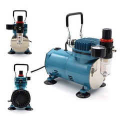 Psipro 1/5Hp Airbrush Kit Compressor Gravity Dual-Action Airbrush Airbrush