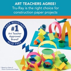 PACON Construction Paper, 9-Inches by 12-Inches, 50-Count, Yellow ()