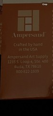 2sets Of 4 (8)Ampersand Watercolor Painting Aquabord 1/8 “Flat Profile 4″x4”
