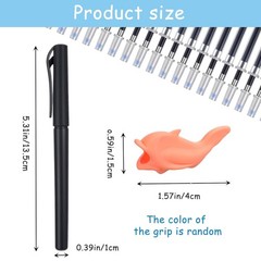2 Pcs Magic Pens & 20 Refills for Magic Practice Copybooks, Disappearing Invisib