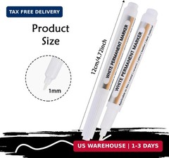 Goldge 20 White Paint Pen – Waterproof Acrylic Markers, Permanent White Paint Ma