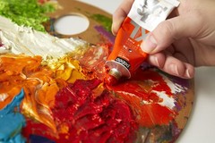 Pbo Fine Oil XL Painting Silver Tube 200 ML Art Canvas Craft Color Paint
