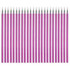 24Pack 0.5mm Gel Pen Refills for Coloring, Medium Point Pens Refills, Purple