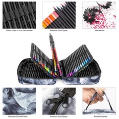 120-Color Colored Pencils Set with Mandala Coloring Sheets, Eraser, Sharpener…