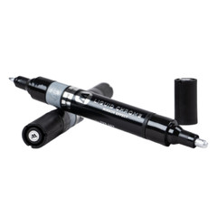 Molotow Liquid Chrome Twin Tip Pen – Mirror Metallic Pump Marker – 1.5 & 4mm Nib