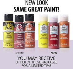 American-Made Enamel Paint Set – 16 Assorted Colors.,