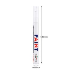 2× Universal Waterproof Permanent Paint Marker Pen Car Tire Rubber Metal Glass