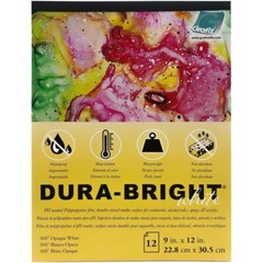 Grafix – Dura-Bright Opaque White Pad 9×12″, P10DBOW