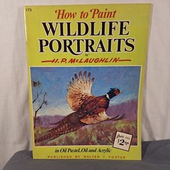How To Paint Wildlife Portraits H P McLaughlin Walter Foster Art Book #173 37 Pg