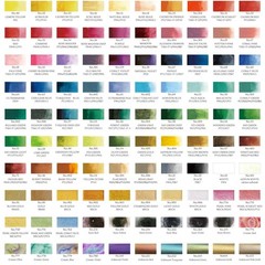 Watercolor Paint Set 100 Colors Wooden Box Professional Kuretake Gansai TAMBI