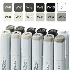 Copic Classic Twin Marker 12 Piece Set Warm Gray Artist Markers