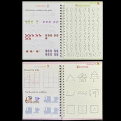 Magic Practice Copybook Kids Reusable Writing Book Calligraphy English Pen USA