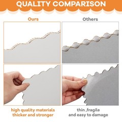 12 Pcs 36 x 48 Inch White Trifold Poster Board Large Tri Fold Presentation
