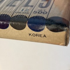 Craftint Oil Pastels Sealed Box Small Size ~12 COLORS~SET #500 1960s