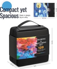 120 Pack Colored Pencils for Adult Coloring Books, Soft Core Oil Based – NEW