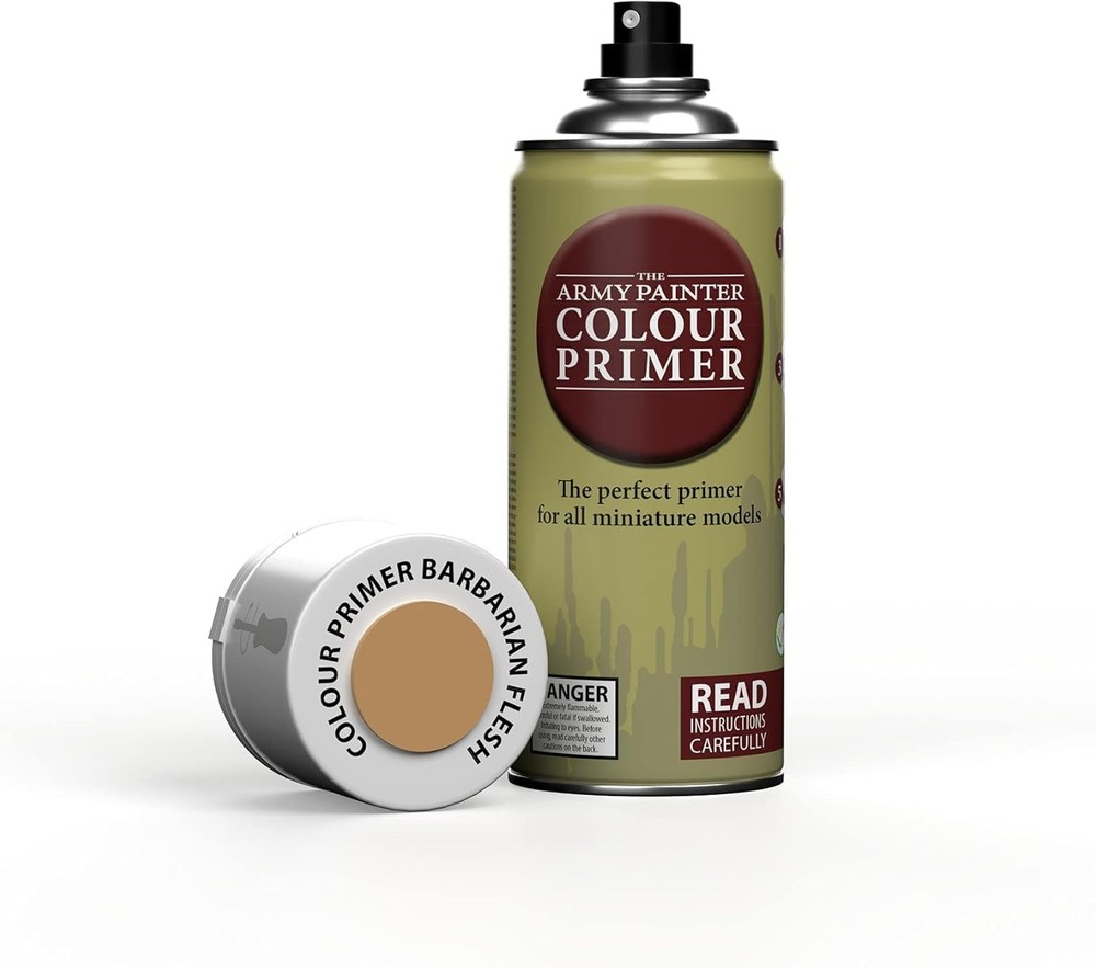 The Army Painter Colour Primer 13.5 Ounce (Pack of 1), Babarian Flesh