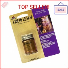 Plaid PLAID-6110.8oz Glaze, Classic Gold 6110 :Craft Liquid One Step Leafing Pai