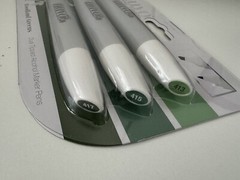 NUVO – Woodland Greens – Dual Tipped Alcohol Marker Pens – 3 Pack
