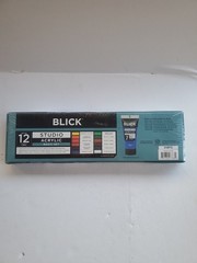 Blick Studio Acrylics – Set of 12 Colors – 21 ml Tubes – New / Factory Sealed
