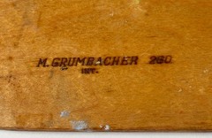 Vintage Grumbacher USA Wooden Paint Palette 260 Rectangle Art Oil Paint 16″x12″