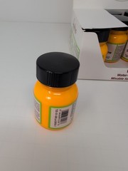 (12) 1 Oz Bottles Of Angelus Leather Neon Sunset Yellow Paint New