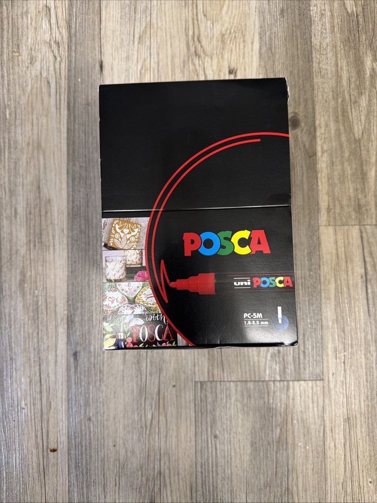 Uni POSCA PC-5M Paint Markers, 80 Multi Surface Markers- 10×8PC Packs