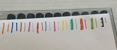 Vintage Pantone by Letraset Tria Markers 12 Set #1 Brights Dual Tip Studio Case