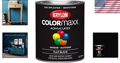 Acrylic Brush On Paint 31 Fl Oz Fast-Drying Rust Resistant Indoor/Outdoor