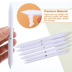 30pcs Blending Stumps for Drawing Sketch Drawing Tools with Blending Sponge Pens