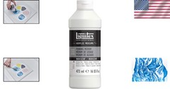 Flexible 16 oz Pouring Medium with Iridescent Finish – Non-Toxic Art Solution
