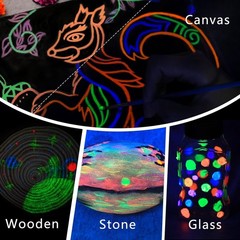 High-Quality Neon Green Glow Acrylic Paint – Perfect for Indoor/Outdoor Use