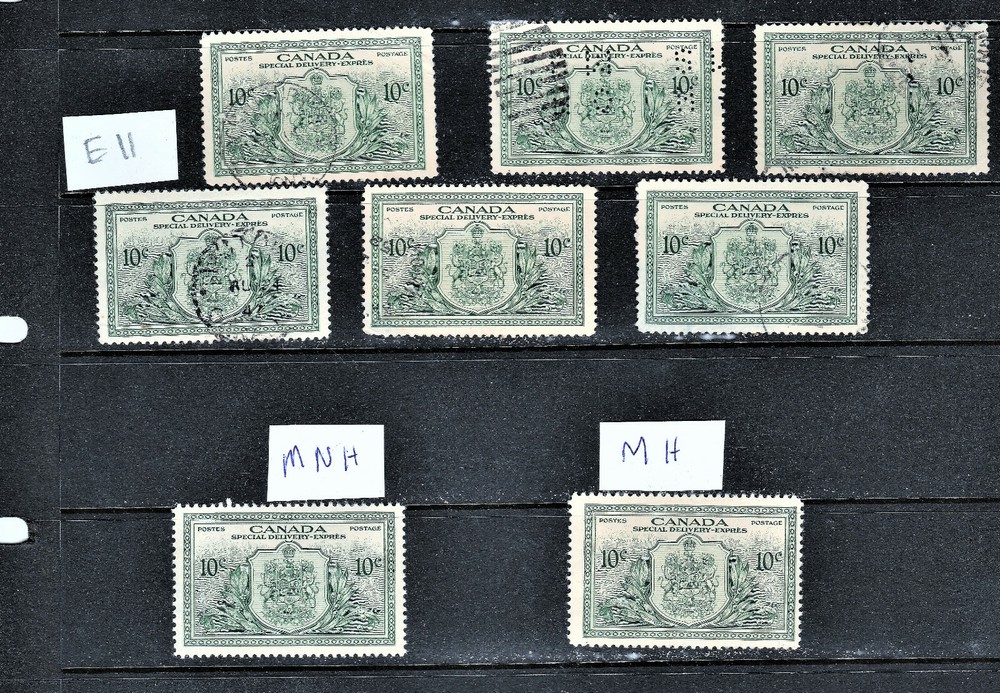 Your CHOICE – Mint/Used Canada Special Delivery Stamps E11! Express/Expres! 1942