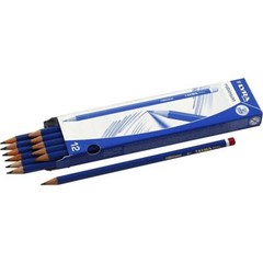 Lyra 12 Groove Graphite Triangular Robinson Pencils D: 6.8 mm Lead:2 mm Grade HB