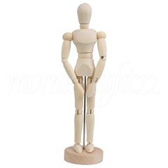 2pcs 20cm Wooden Human Mannequin 8inchs