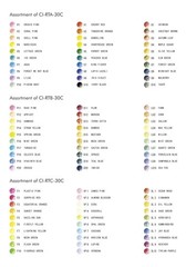 Tombow pencil CI-RTA CI-RTB CI-RTC Colored Pencils, Color Dictionary, 90 Colors,