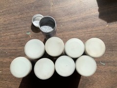 9 oz. Of Vintage Venus Aluminum Powder Extra Brilliant #53 1 oz. Bottles