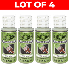 4x Plaid 17602 Peridot Homefront Decorator Color Interior Acrylic Paint 2 fl oz