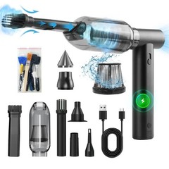 Compressed Air Duster Brushless Motor 250000RPM Stepless Variable Speed 10000mAh