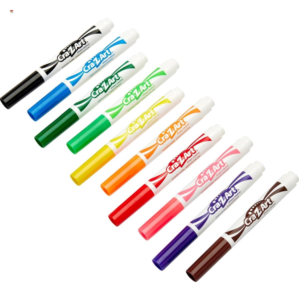 Ultimate 60 Count Washable Markers in 6 Packs – Perfect for Kid’s Art Projects