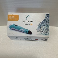 SCRIB3D 3D Printing Pen Bundle Includes 12-Color Filament Pack&Power Adapter GUC