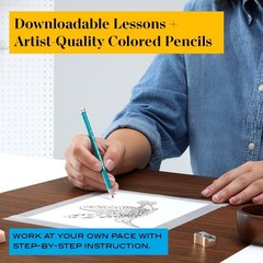 Technique Double-Ended Art Markers Drawing Tutorials Assorted Colors 10 Count