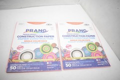 Prang Medium Weight Pink Construction Paper Pack of 100 9″ x 12″ Sheets P7003