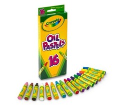 Crayola Oil Pastels 16 Colors Kids Adults Arts Crafts Project **FAST SHIPPING!**