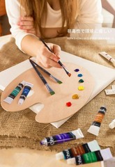 Ohuhu Watercolor Paint Set, 36 Colors, 6 Brushes Included, 12ml