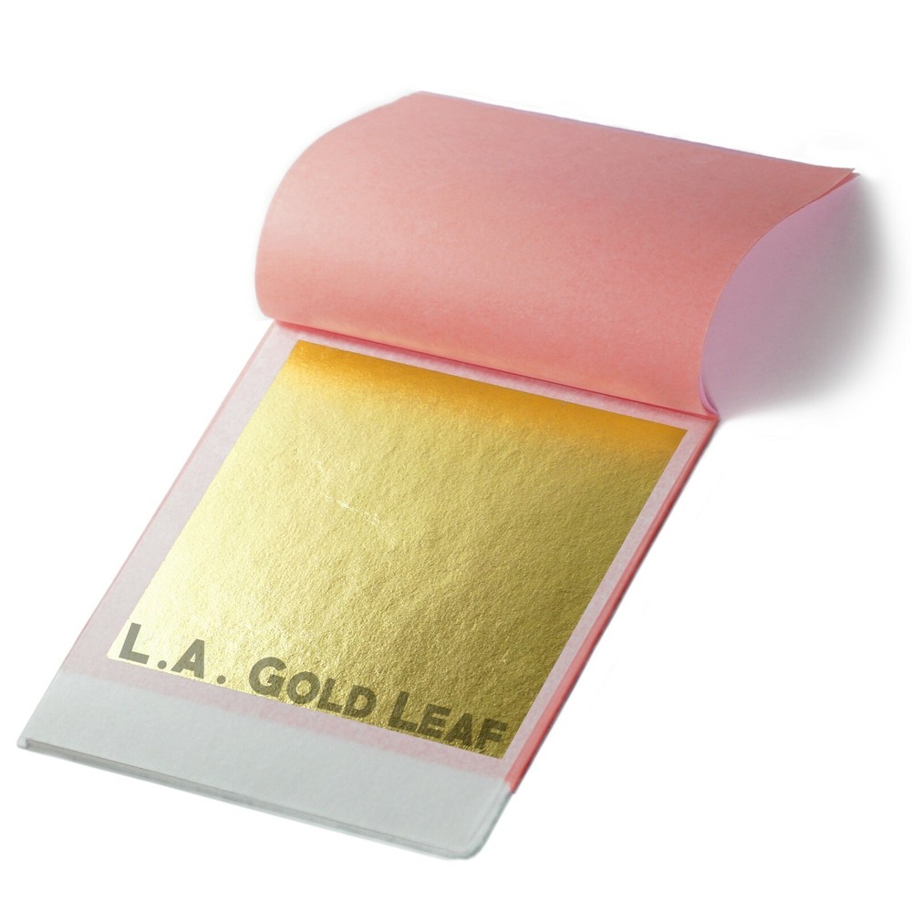 L.A. Gold Leaf: 23K Genuine Double Gold Leaf – 500 Sheets (Loose or Transfer)