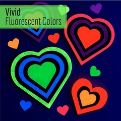 FolkArt Neon Acrylic Craft Paint, Purple 8 fl oz 8 Fl Oz (Pack of 1),